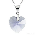 Xilion Province Lavender Heart Pendant Made With SWAROVSKI Elements
